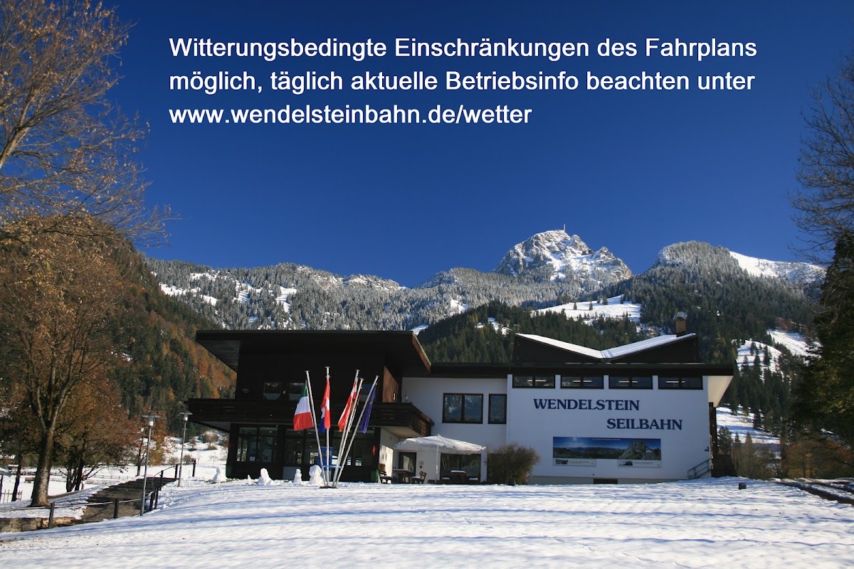 Wendelstein-Seilbahn in Bayrischzell-Osterhofen